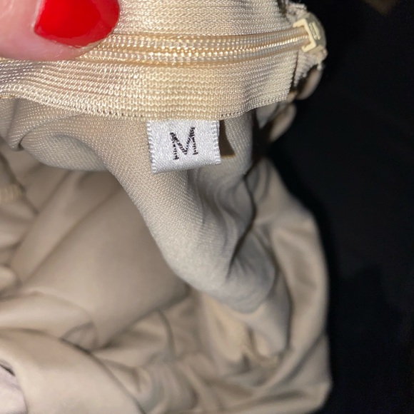 NWOT Nude colored sequins covers dress. Beautiful. The sequins dangle throughout - Picture 10 of 10